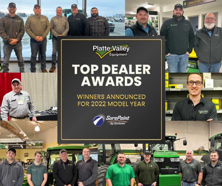 Platte Valley Equipment Top Dealer Awards