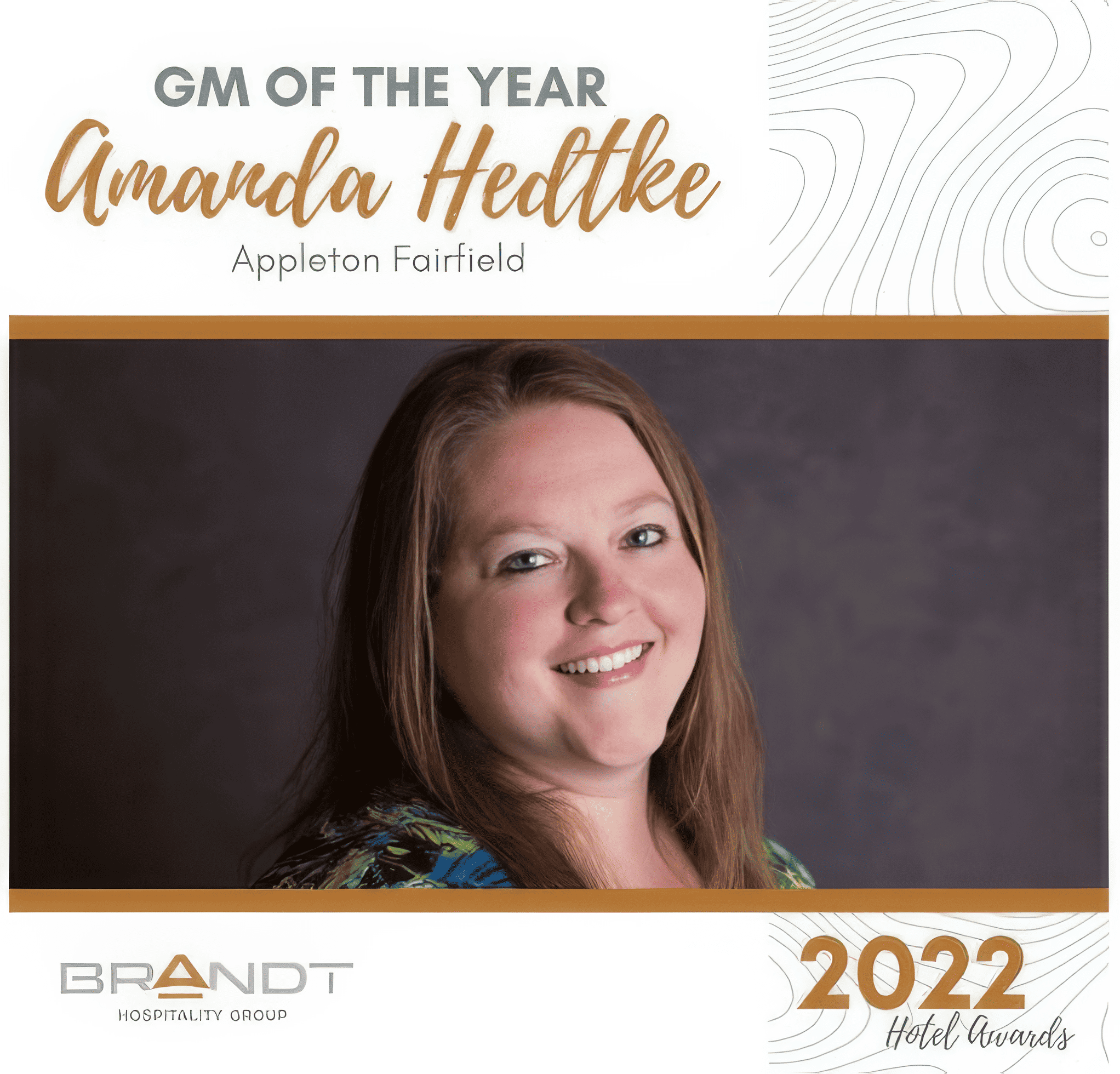 Amanda Hedtke 2022 General Manager of the Year